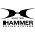 Hammer bokszak kunstleder wit/zwart 100 - 150 cm  H93110